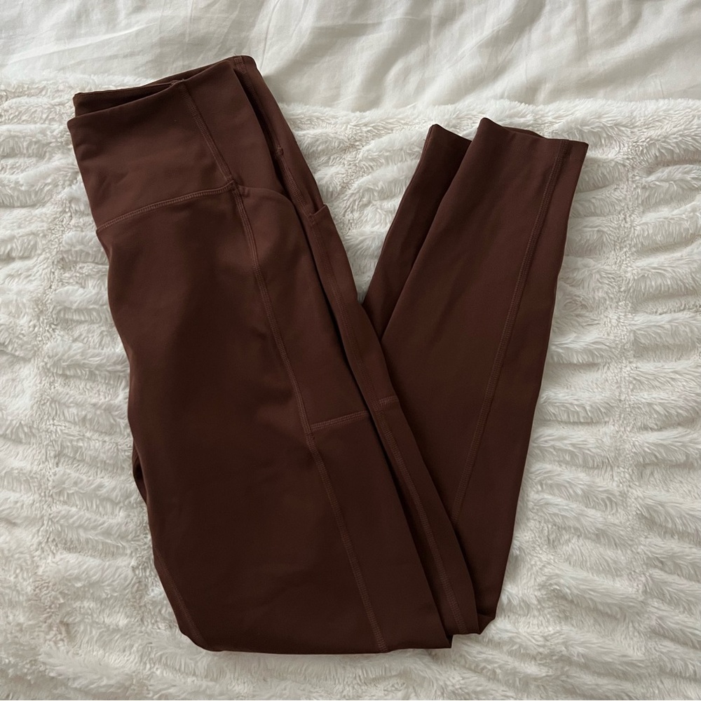 Girlfriend Collective Brown Leggings